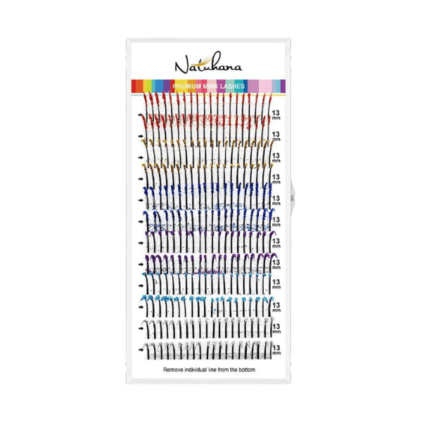 Cílios Natuhana Brilhante - Fio a Fio - 0.07 C