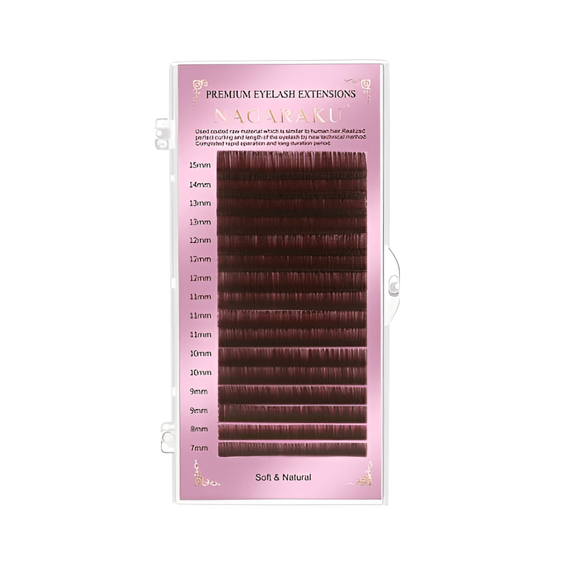 Cílios Nagaraku Colorido - Fio a Fio e Volume Russo - 0.15 (Mix)